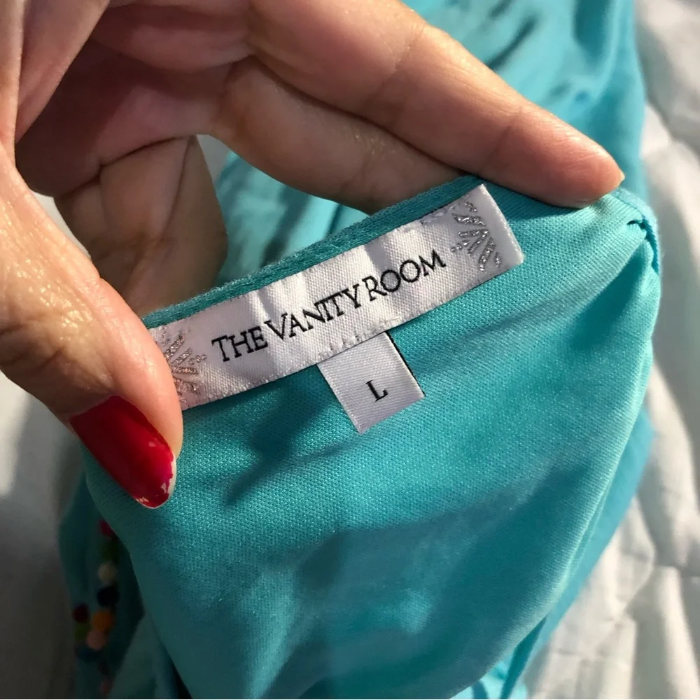 The vanity room Pom pom dress Summer Vacation Resortwear